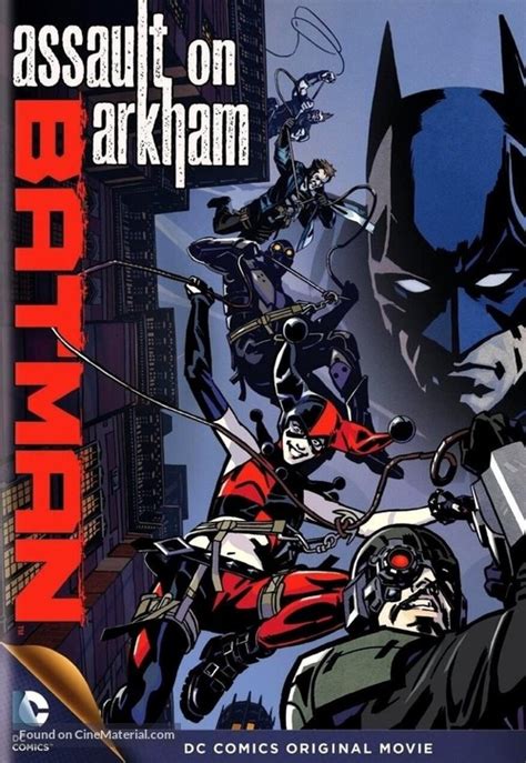 Batman Assault On Arkham 2014 Dvd Movie Cover