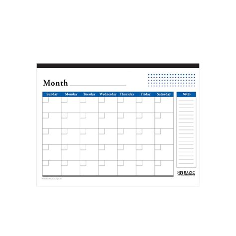 48 Units Of Undated 12 Months Desk Pad Calendar Calendars And Planners