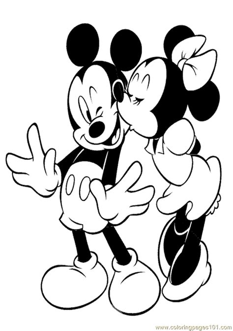 Mickey And Minnie Mouse Coloring Pages To Download And Print For Free