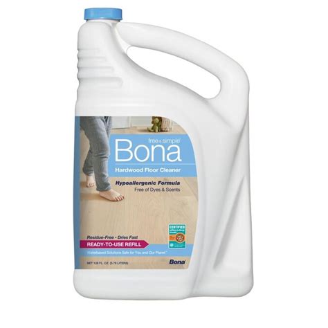 Bona Free And Simple 128 Fl Oz Liquid Floor Cleaner In The Floor