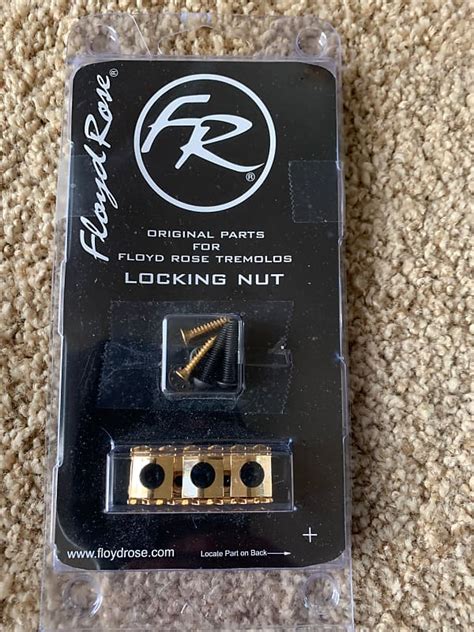 Floyd Rose R6 Size Locking Nut Gold Gear To Go Reverb