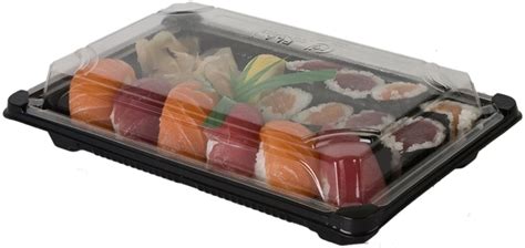 Almost all containers can be customized with your business's name or logo. Large Sushi To Go Containers