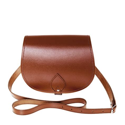 Chestnut Leather Saddle Bag By Zatchels‰ã¢ 2 Sizes Buy Online Today