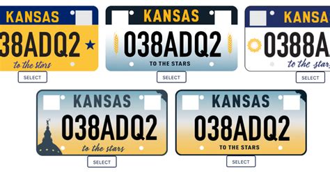 You Vote Kansas Releases 5 New License Plate Designs For Public To Choose