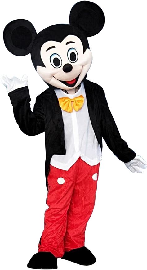 Mickey Mouse Adult Halloween Mascot Costume Fancy Dress