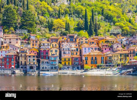 The Varenna On Lake Como In The Province Of Lecco Italy Stock Photo