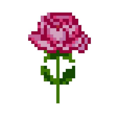 Dessin Pixel Rose Pixel Art Tutorial Pixel Art Design Pix Art