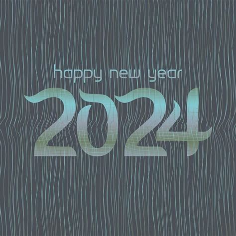새해 복 많이 받으세요 2024 휴일 인사말 카드 디자인 벡터 일러스트 프리미엄 벡터