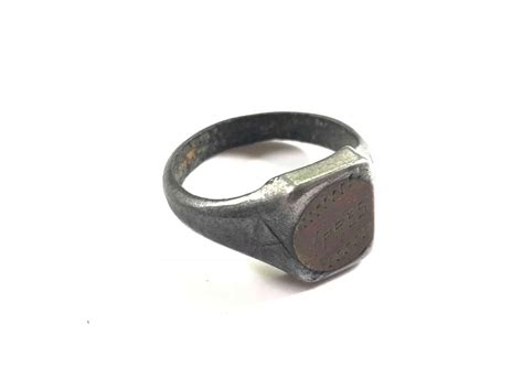 Ww1 Trench Art Ring Ypres In Trench Art
