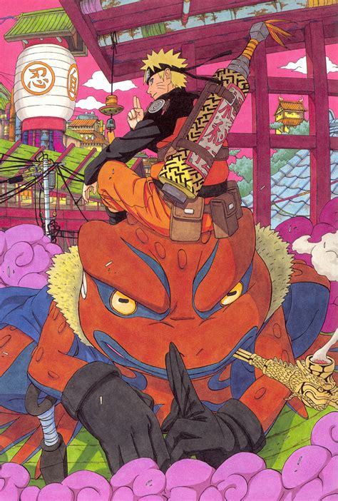 Masashi Kishimoto Naruto Naruto Illustrations Gamakichi Naruto