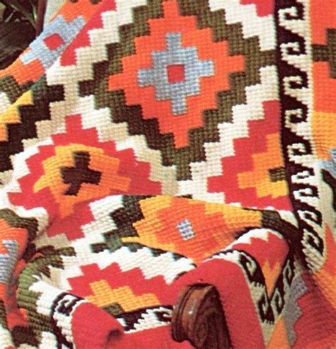 Indian Summer Blanket Crochet Pattern Instant Digital Download Etsy