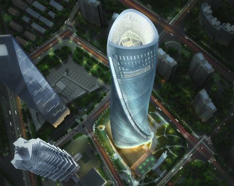 Chinas Spiraling Shanghai Tower Breaks Ground Inhabitat Green