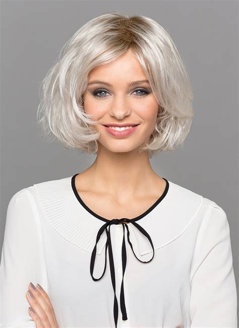 Medium Natural Wavy White Wigs For Women Best Wigs Online Sale