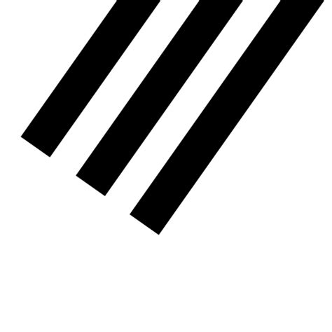Stripes Lines Adidas Layout Black Sticker By Dryellemuller