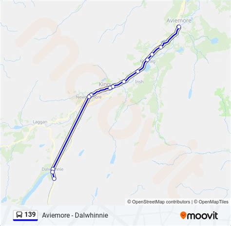 139 Route Schedules Stops And Maps Dalwhinnie Updated