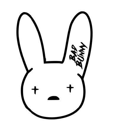 Bad Bunny Logo SVG Free