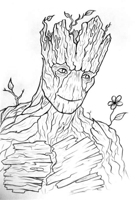10 if you have any question or. Groot Coloring Pages at GetColorings.com | Free printable ...