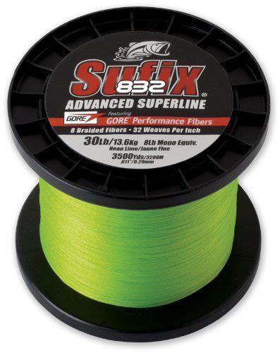 Sufix 832 Braid Line 3500 Yards Neon Lime 6 Pound Want To Know