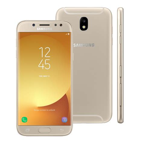 Smartphone Samsung Galaxy J7 Pro Dourado Com 64gb Infocell