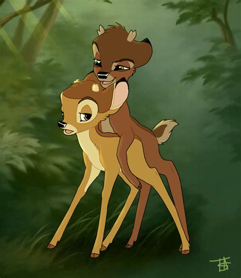 Rule 34 Anal Bambi Character Bambi Film Cervine Deer Disney Duo Feral Fur Furry Furry Only