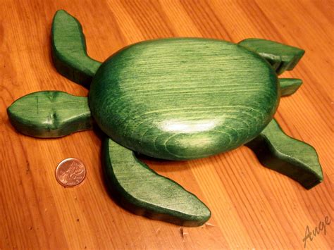 ~the Daily Turtle~ 59 Finished Wooden Turtle