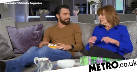 celebrity gogglebox viewers baffled as rylan s mum calls him by real name metro news