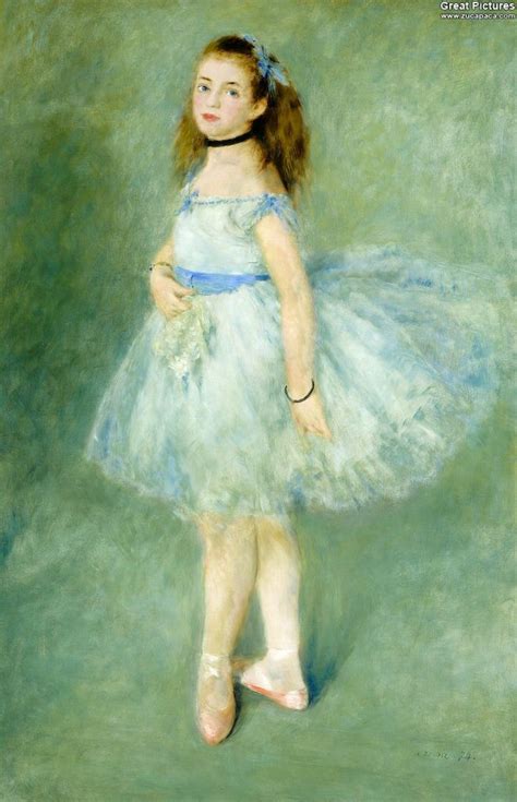 Pierre Auguste Renoir The Dancer 1874 Oil On Canvas 142 5 X 94 5 Cm National Gallery Of Art