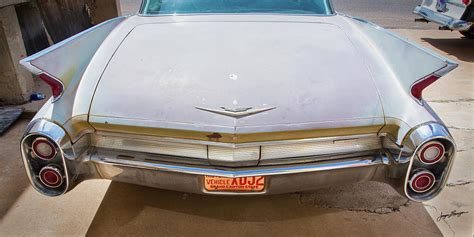 1960 Cadillac Coupe De Ville Rear View Photograph By Jurgen Lorenzen