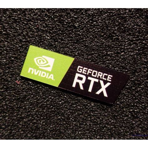 Nvidia Geforce Rtx Label Sticker Badge Logo