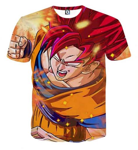 Dragon Ball Super Goku Rage Red Ultra Instinct Dope T Shirt