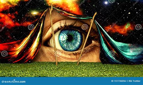 Unveiling a hidden reality stock illustration. Illustration of learn