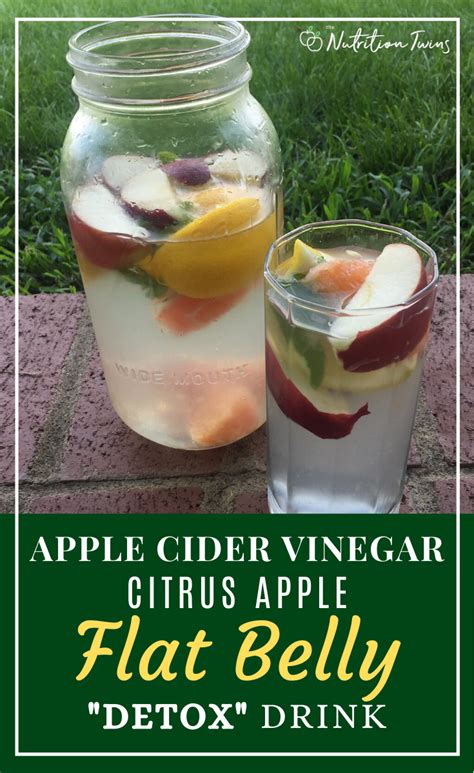 Apple Cider Vinegar Detox Drink Nutrition Twins Recipe In 2020