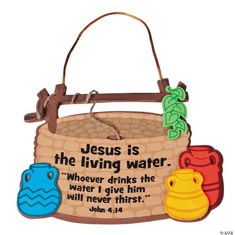 Jesus Is The Living Water Sign Craft Kit Makes 12