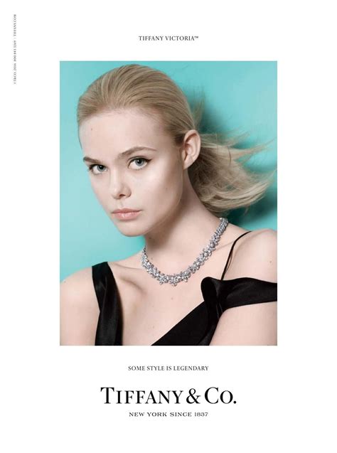 Tiffanyco Victoria Jewlery Ads Elle Fanning Tiffany Blue Fashion