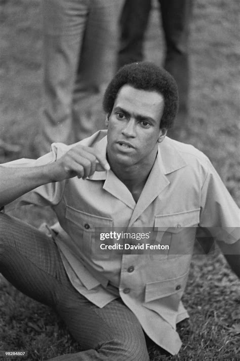Portrait Of Black Panther Party Co Founder Huey P Newton Taken As He