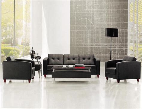 Modern Leather Office Sofa Sets For Office