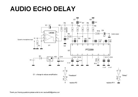 Description the pt2399 is a single chip echo processor ic utilizing cmos technology. AUDIO ECHO DELAY DIY KIT PT2399 | Electronic circuit projects, Audio, Diy amplifier