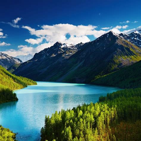Lake Kucherla Altai Mountains Russia Обложка