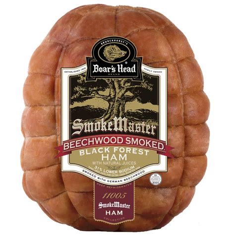 Boars Head Smokemaster Beechwood Smoked Black Forest Ham Shop Meat