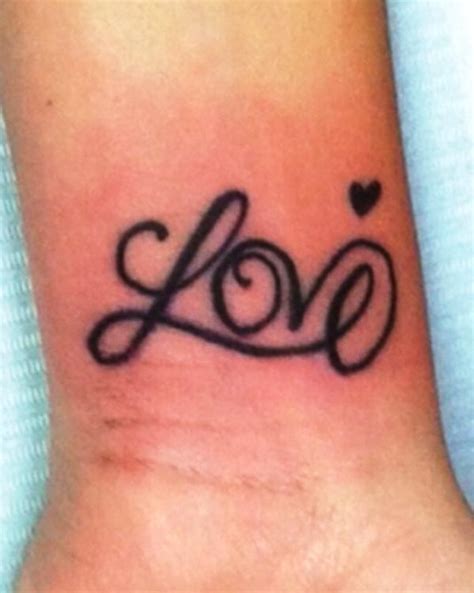 73 Superb Love Tattoos For Wrist Wrist Tattoo Designs