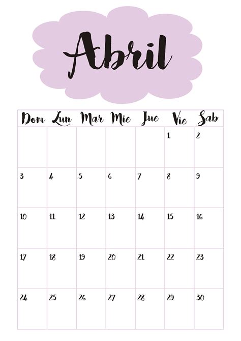 Tiempos Antiguos Para Mi Vertical Calendario De Abril Hablar En Voz Alta Egoísmo Tono