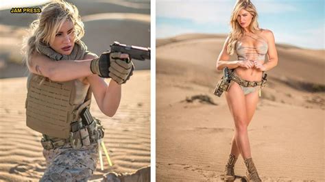 ‘world’s Hottest Marine’ Shannon Ihrke Strips Down In New Desert Photo Shoot Fox News
