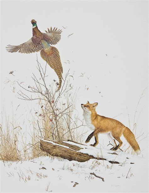 Bird Hunting Art Wildlife Painting