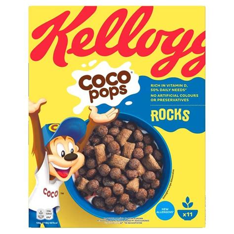 Kelloggs Coco Pops Coco Rocks Breakfast Cereal 350g Ocado