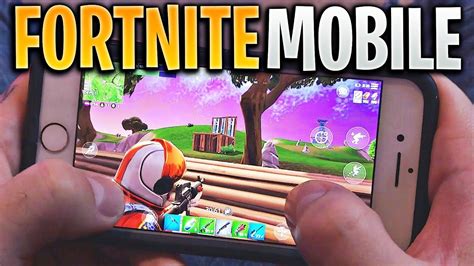 Fortnite Mobile Gameplay Playing Fortnite Battle Royale On Ios Mobile Game Youtube