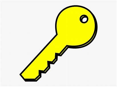 Key Clip Yellow Clipart Clipartkey Transparent
