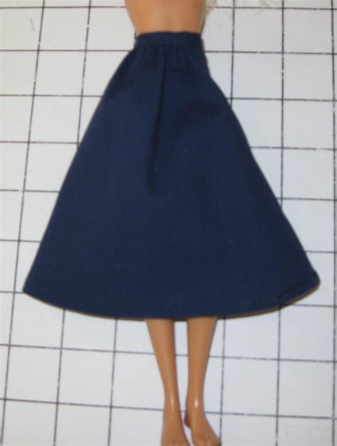 Free Barbie Dolls Gathered Skirt Sewing Pattern