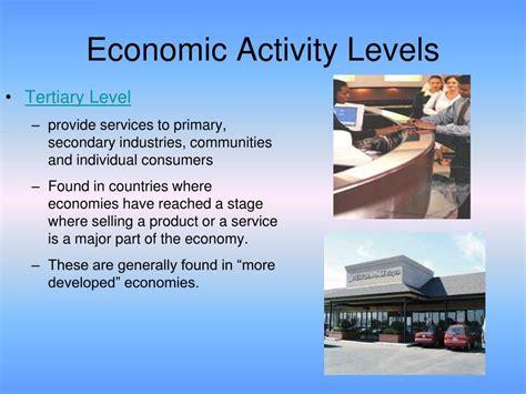 Ppt Economic Activity Levels Powerpoint Presentation Free Download