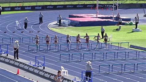 u 15yrs 90m hurdles women final australian athletics championships olympic park sydney 31 03