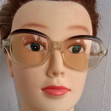 Original Vintage Reading Glasses Women Or Men Gray Eyeglasses Frame